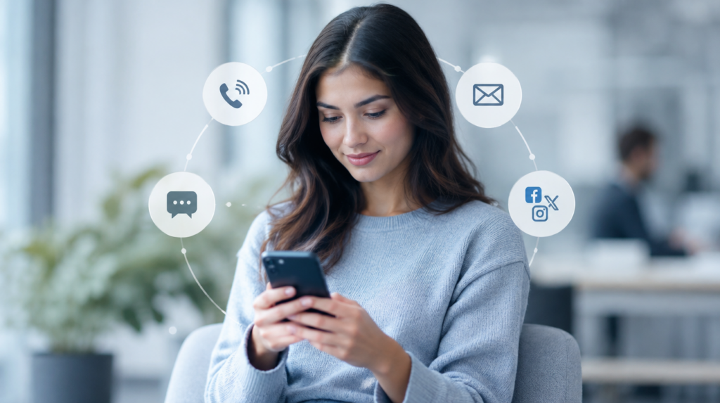 Omnichannel orchestration illustration