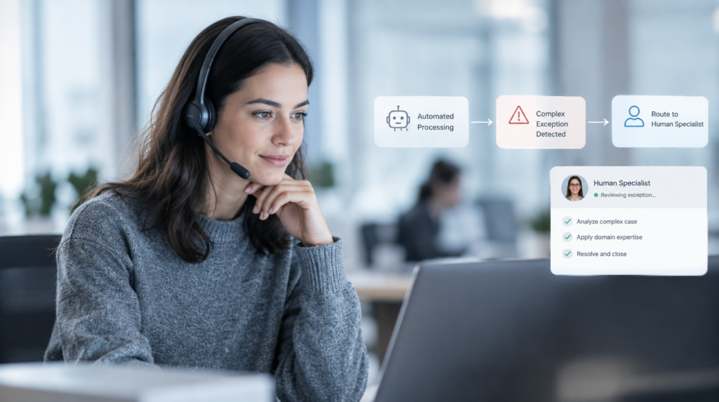 Human-in-the-loop safeguards illustration